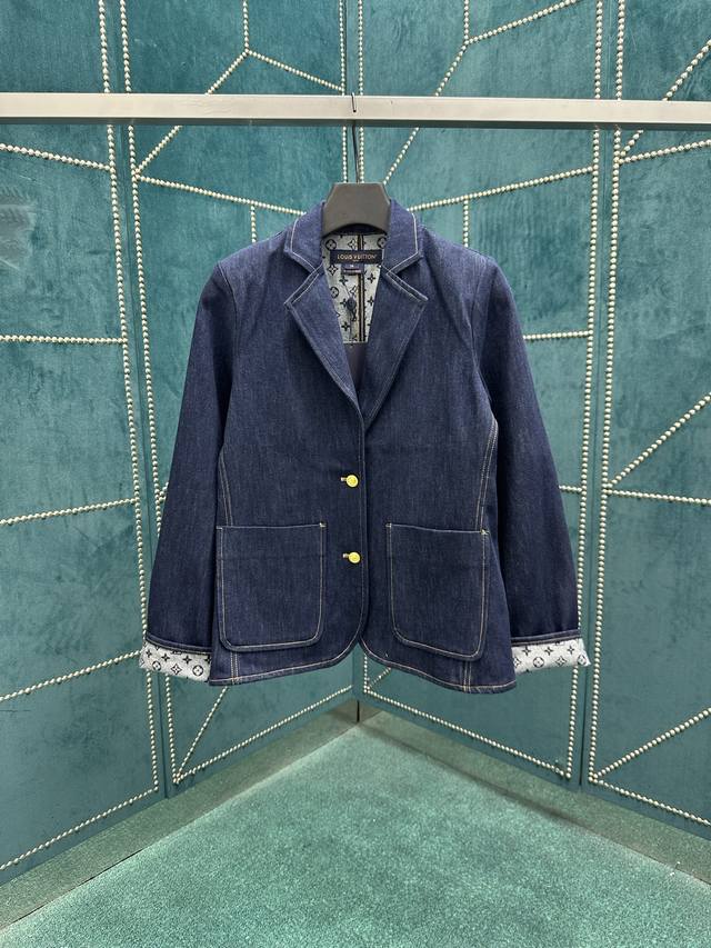 Louis Vuitton 25Ss New Preppy Style Suit Jacket Exudes a Relaxed Vibe. The seas