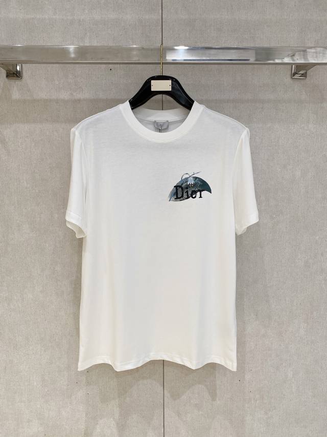 Dior 25Ss Spring/Summer New Arrival - Latest Short-Sleeve Crew Neck T-Shirt, Han