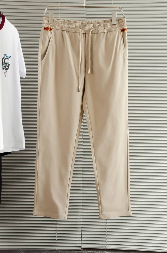 New# Zegna 2025 Spring/Summer New Lightweight Cotton Casual Pants# These new pan