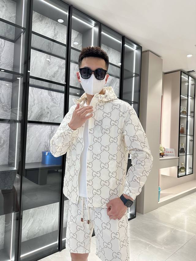 Gucci 2025 Sunscreen Clothing Set - Summer Essential, Skin-Friendly and Breatha