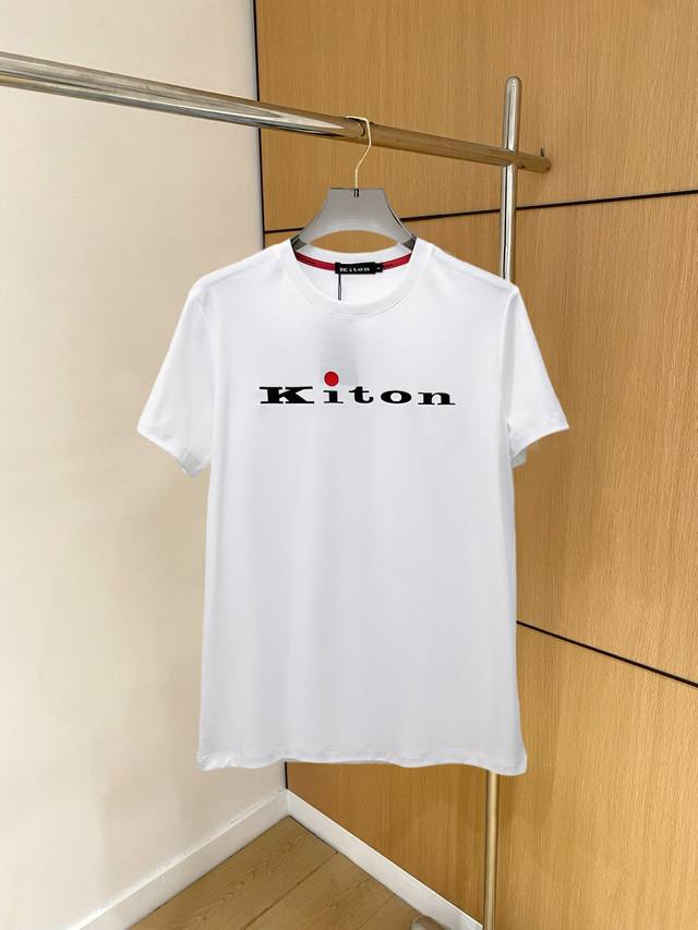 Kiton 2025 Spring/Summer New Arrival - Latest Short-Sleeve Crew Neck T-Shirt fro