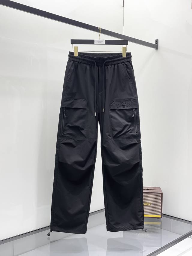 Dior's top-tier 2025 Spring/Summer new casual trousers! Available simultaneousl