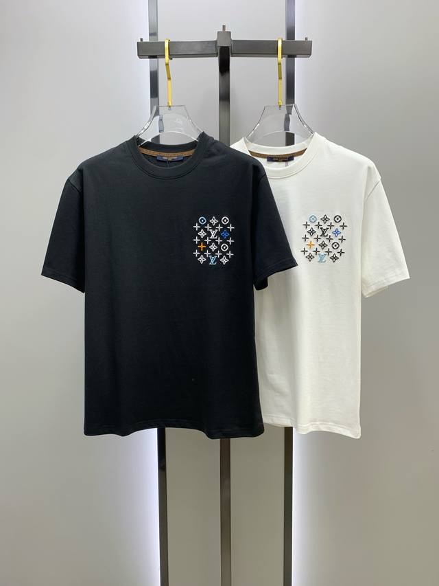 Lv2025 Summer New Short-Sleeve T-Shirt, Personalized Art Series, Exclusive First