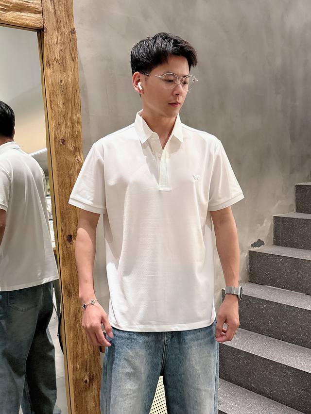 Bv2025 Polo Shirt Short Sleeve T-Shirt Made with imported high-resilience premiu