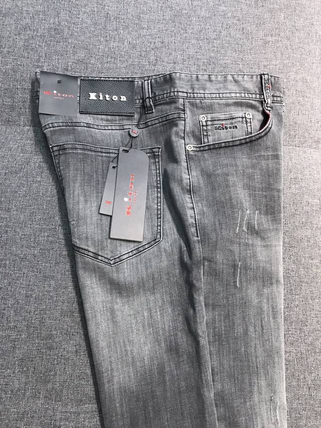 New Ki Family Men's High-End Business Casual Denim Jeans, sourced from a tradin