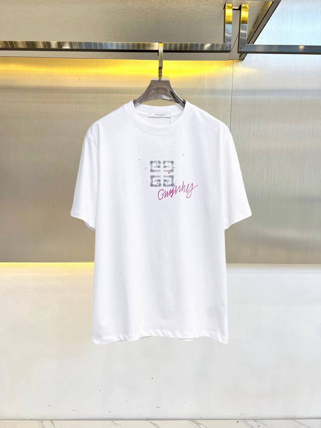 High-end quality, always in stock! Givenchy 2025 newest short-sleeved crew neck