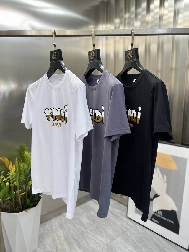 Fendi 2025 Spring/Summer New Arrival T-shirt with All Labels - Great product, no