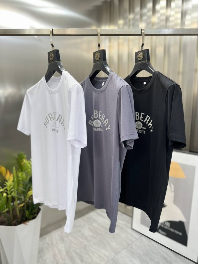 Burberry 2025 Spring/Summer New Arrival T-shirt with All Labels - Great product,