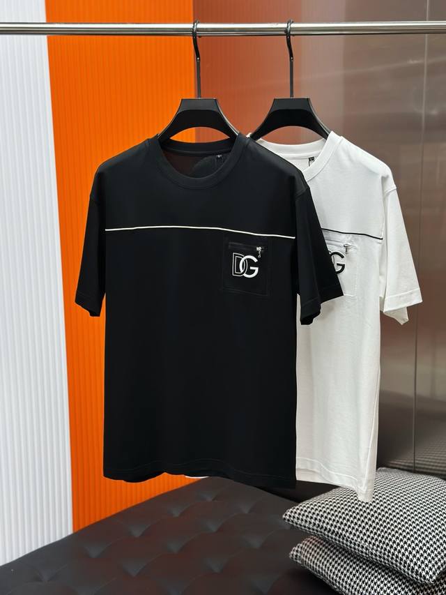 Fits up to 230 lbs. Dolce & Gabbana Spring/Summer 2024 Premium Short-Sleeve T-S