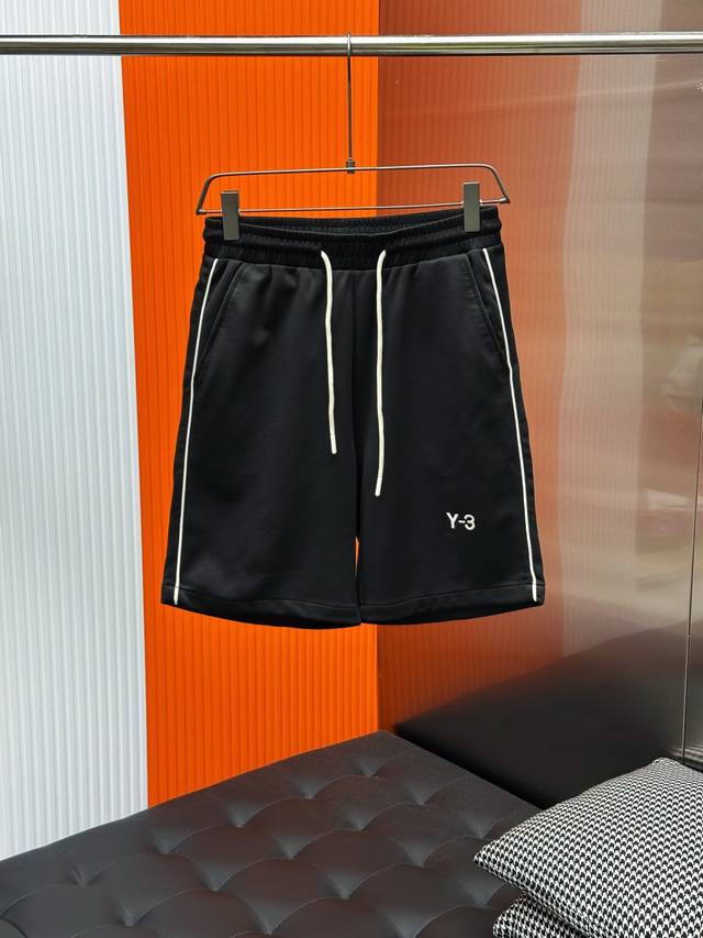 Y3 Yohji Yamamoto Summer New Men's Casual Shorts, made of high-end custom nylon