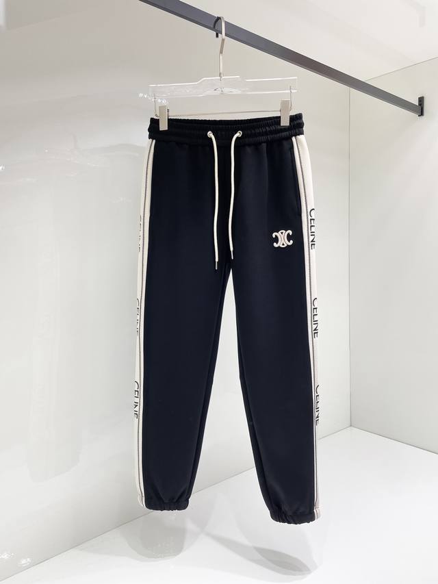 Celine's top-tier 2025 Spring/Summer new casual pants! Available simultaneously