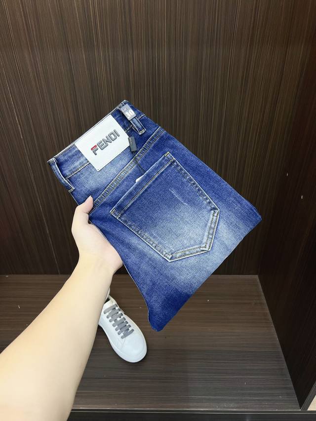 Fendi 2025 Spring/Summer New Arrivals - High-Quality Jeans, 1:1 Original Replic