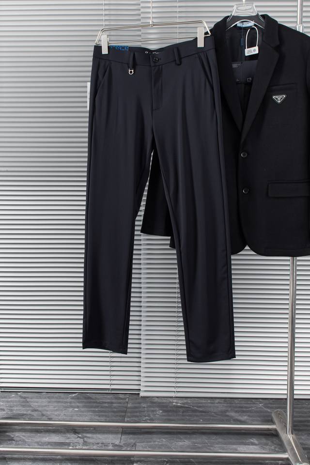 New# Ferragamo 25Ss Spring/Summer Light Luxury Fashion Custom Casual Trousers. A