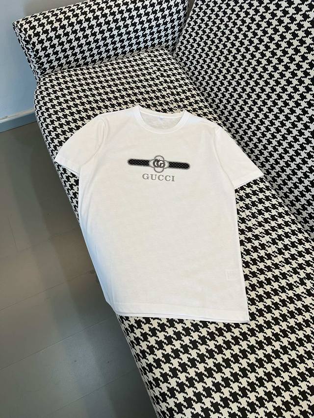 Gu Jia: 23Ss latest letter-print versatile short-sleeved shirt, top-notch craft