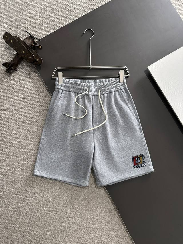 High-end Burberry 2025 Summer New Elastic Waist Casual Shorts, Ships the Next D