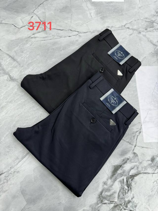 prada Spring/Summer 2025 New Casual Pants, Tencel Blend Fabric Size: 29-42 DDD