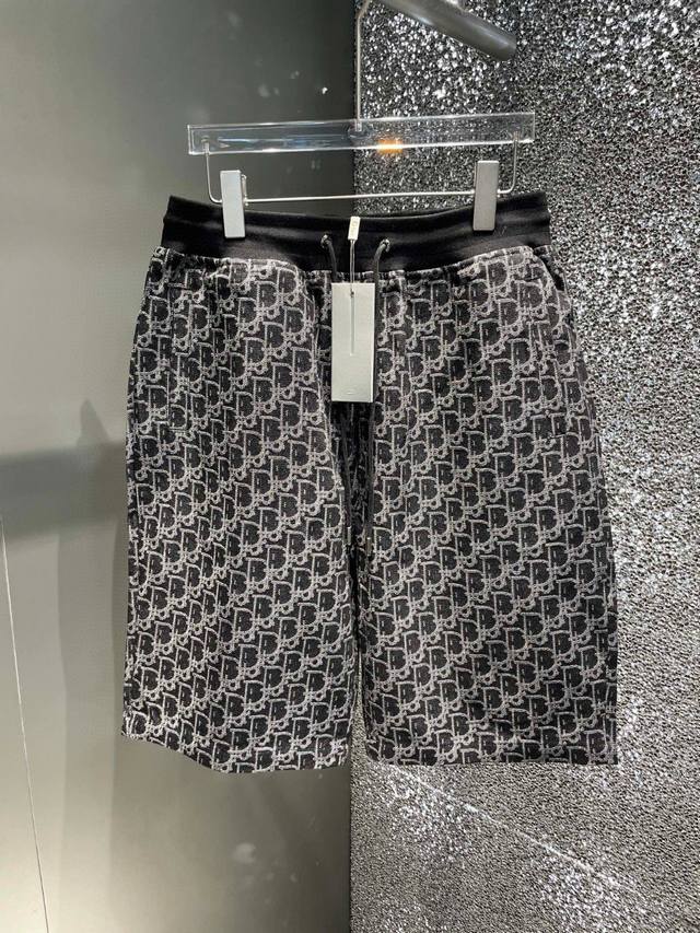 Dior denim jacquard shorts, in stock, sizes M to XL DDD