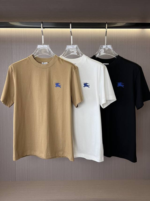 Bbr Short-Sleeve T-Shirt, Mustard Yellow DDD. Classic style, topstitched, three-