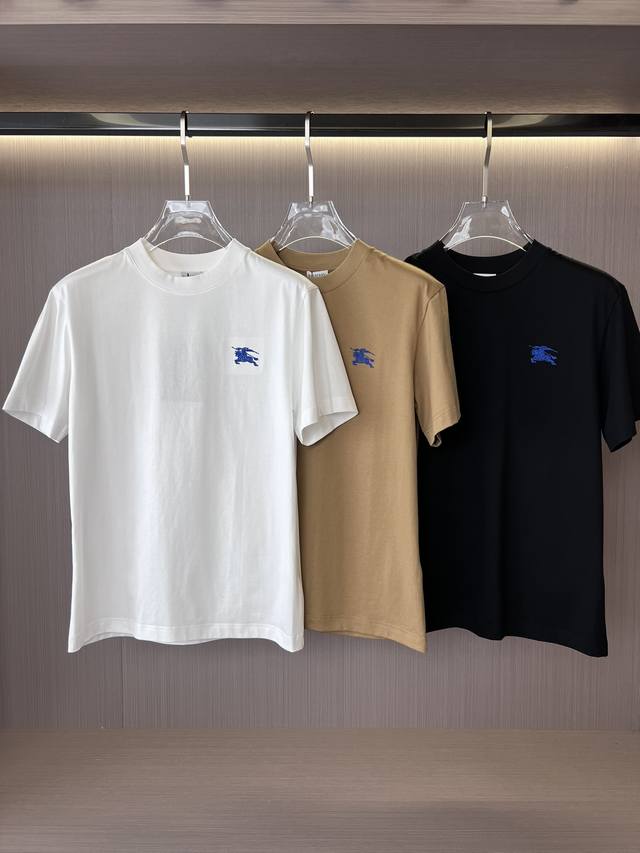 Bbr Short-Sleeve T-Shirt, White, DDD. Classic style, topstitched, three-dimensio