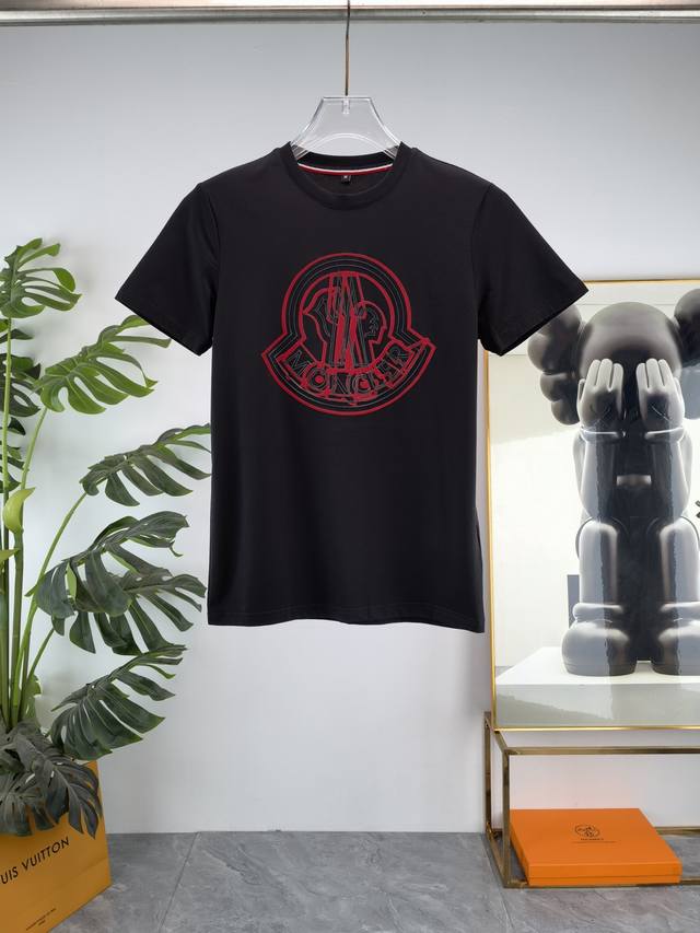 Moncler 2025 Spring/Summer Newest Crew Neck Fashion Short-Sleeve T-Shirt, same