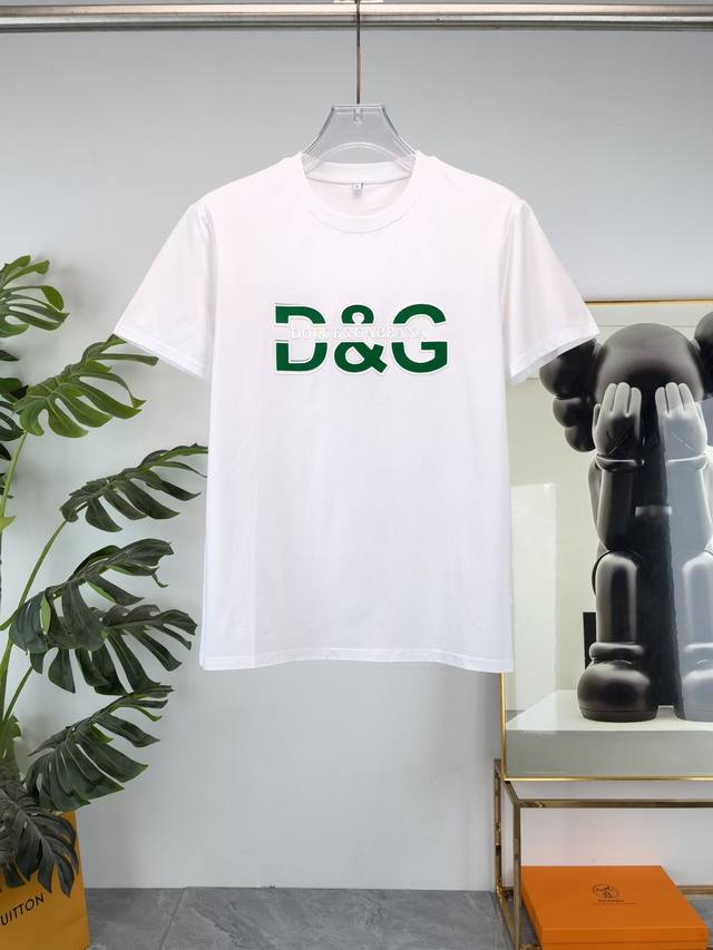 Dg 2025 Spring/Summer Newest Crew Neck Fashion Short-Sleeve T-Shirt, same style