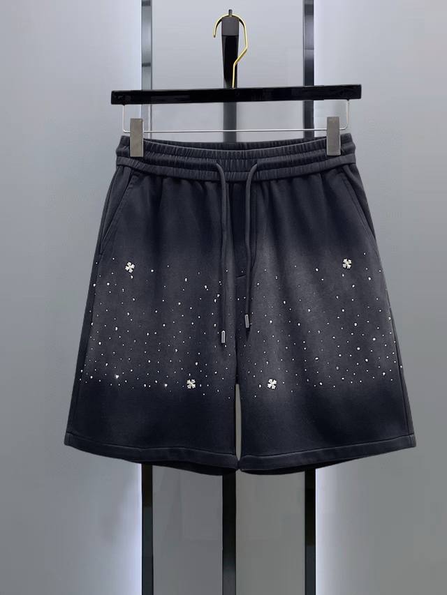 Chrome Hearts Summer Logo Knit Sports Casual Shorts. The Os cut creates an extr