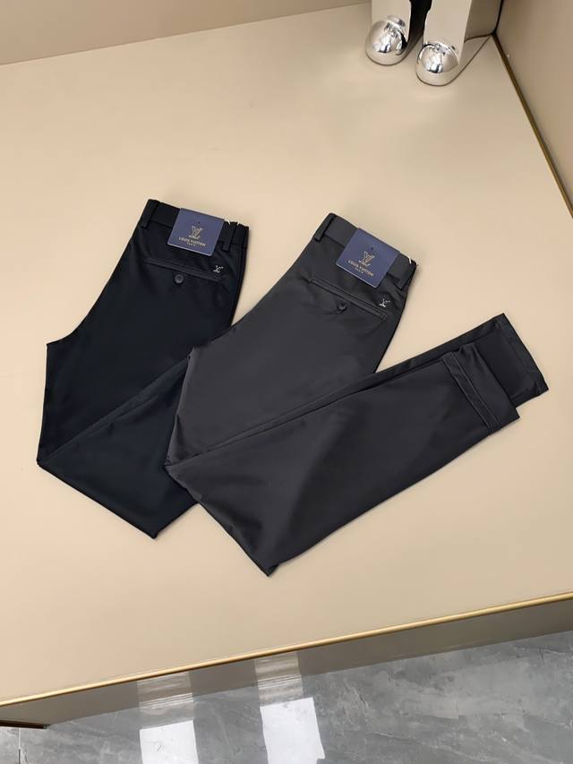 Detailed Craftsmanship: These dress trousers are made from carefully selected pr