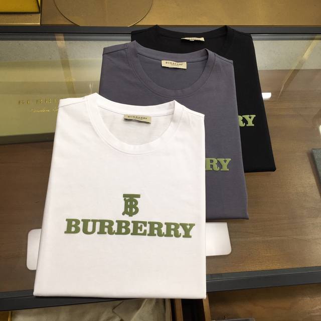 New Arrival Burber...Y 2025 Spring/Summer New Arrival - Latest Short-Sleeve Crew