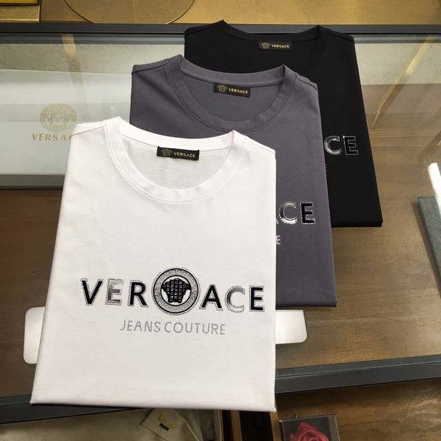 New Versac... 2025 Spring/Summer New Arrival - Latest Short-Sleeve Crew Neck T-S