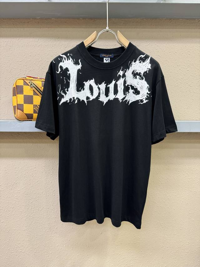 LV Louis Vuitton 2025 Spring/Summer New Short-Sleeve T-Shirt! Fashionable and ca