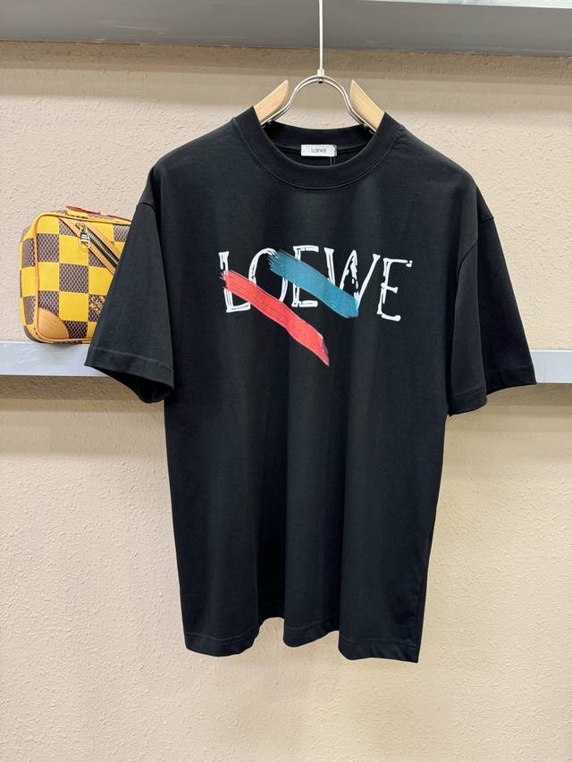 Loewe 2025 Spring/Summer New Short-Sleeve T-Shirt! Fashionable and casual short-