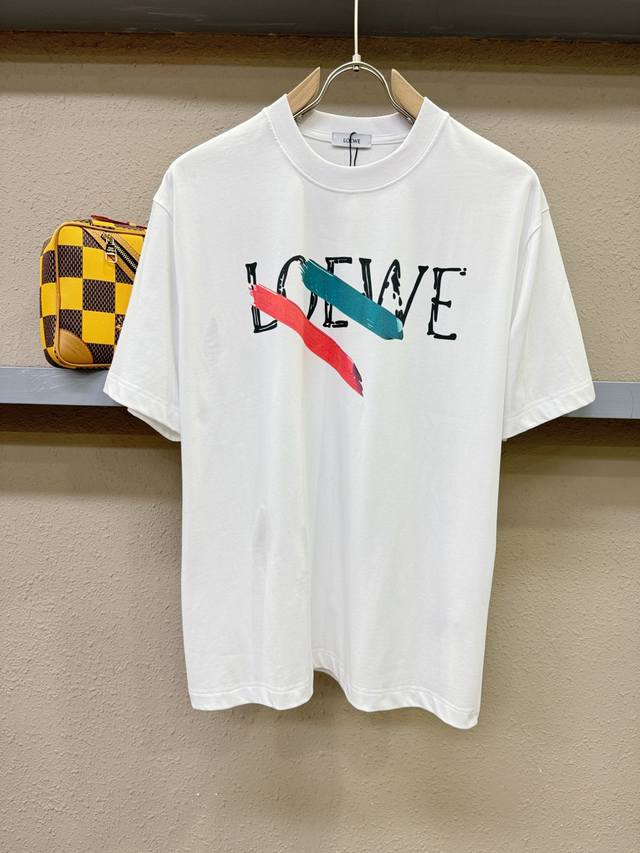 Loewe 2025 Spring/Summer New Short-Sleeve T-Shirt! Fashionable and casual short-