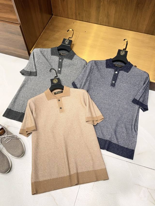 Premium Series! A slightly oversized, collared short-sleeved polo shirt made wi