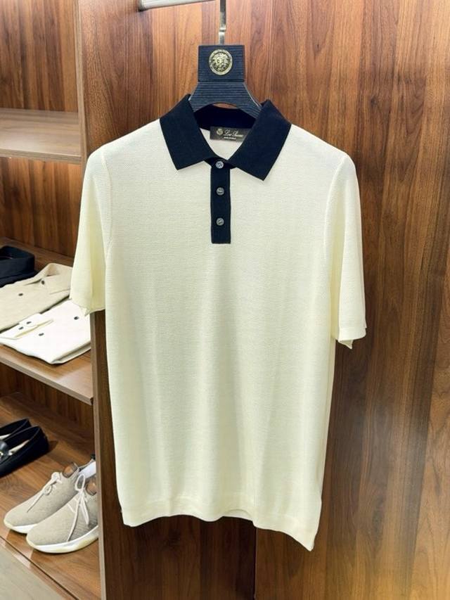 Cool, silky, refreshing, and stylish! This imported yarn polo shirt with 30% tri