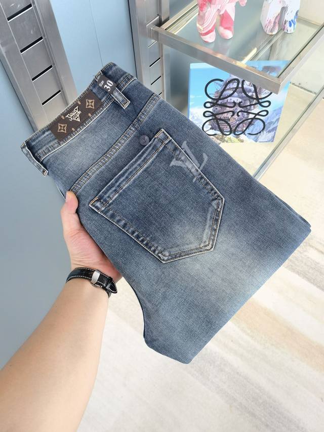 Lv 2025 New Arrival! In Stock! Original single-piece best-selling jeans, super c
