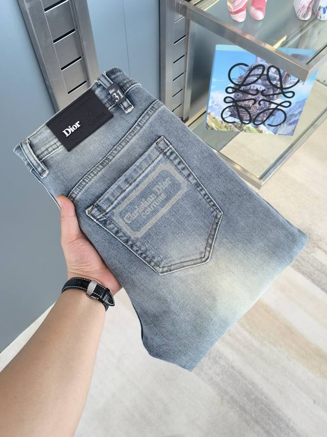 Dior 2025 New Arrival! In stock! Original, best-selling jeans, super custom-mad
