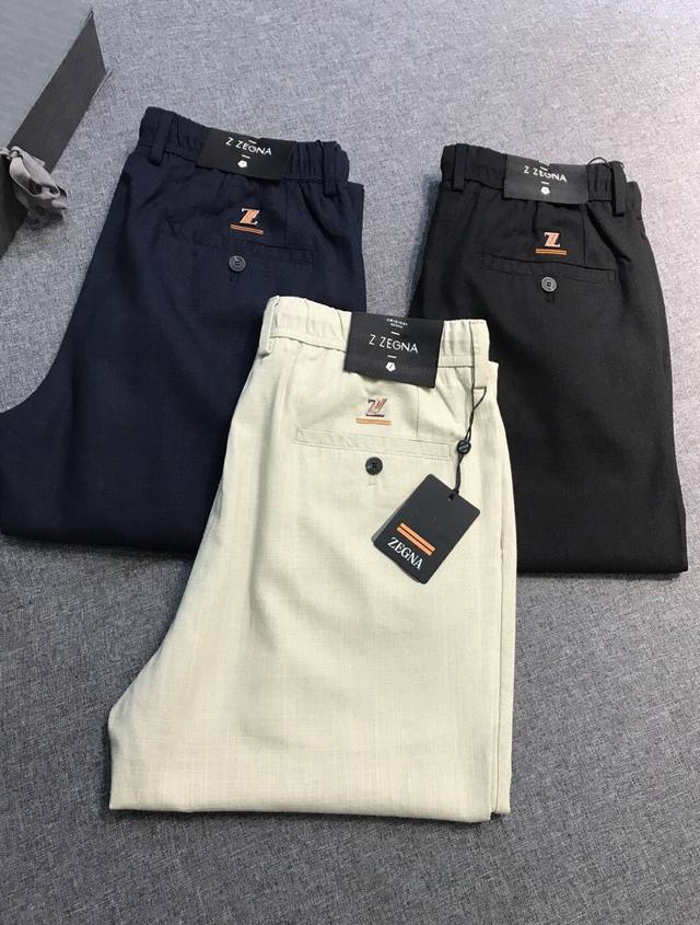 Ez Family Men's High-End Linen Blend Casual Pants, high-end imported goods, top-