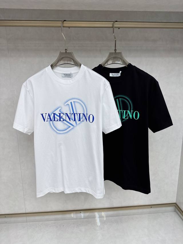 Valentino 2025 Summer New Arrival Unisex Short-Sleeve T-Shirt! Custom-made pure