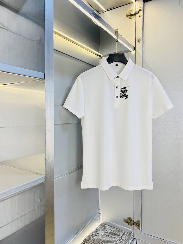 Original Burberry item, fits up to 220 lbs. 2025 latest men's polo shirt with l