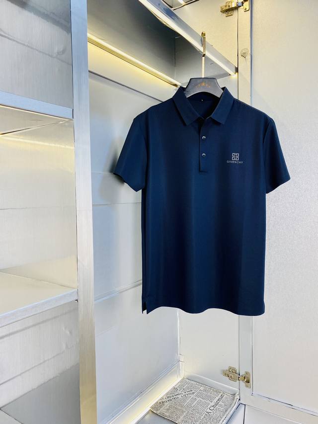 Original quality Givenchy 2025 latest men's polo shirt with collar, suitable fo