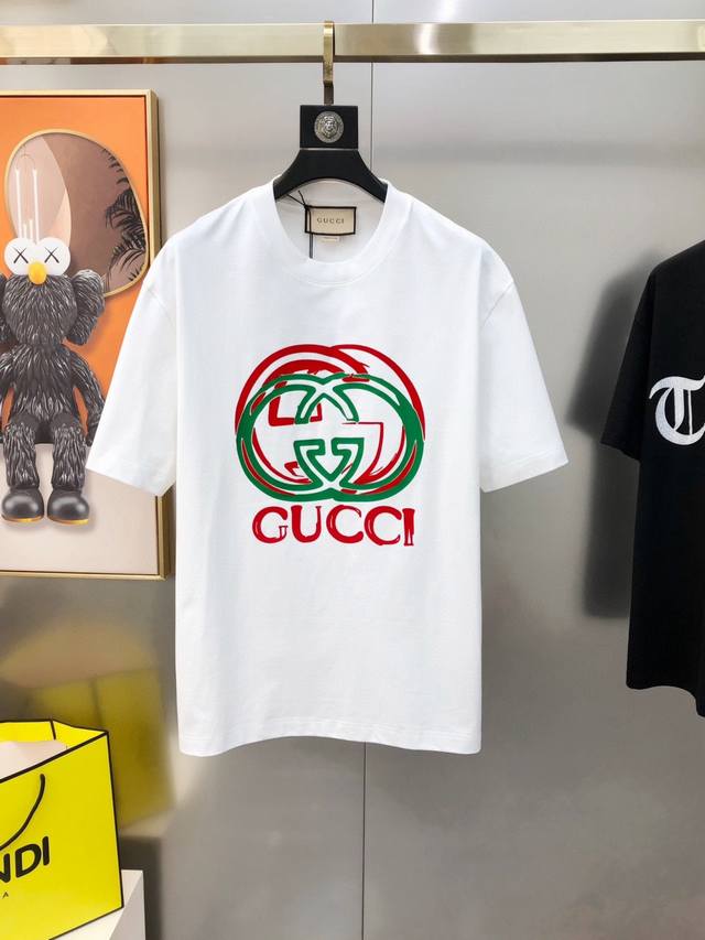 Gg2025 New Arrival: Crew Neck Short-Sleeve T-Shirt. Made with premium Xinjiang l