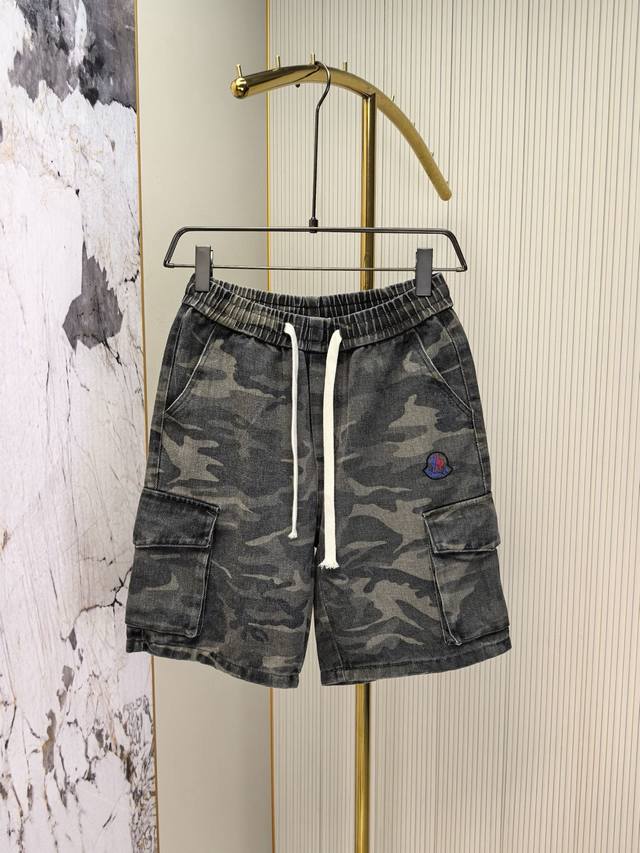 Moncler, 2025 New Arrival, Original Denim Shorts, Original Heavy-Duty Craftsman