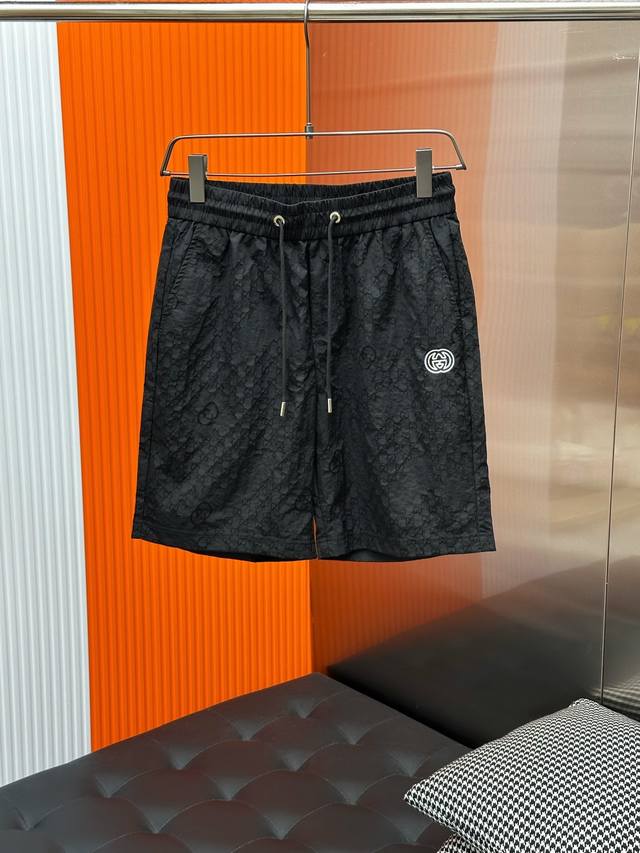 Gucci Summer New Men's Casual Shorts, High-end Custom Burnishing Process, Impec