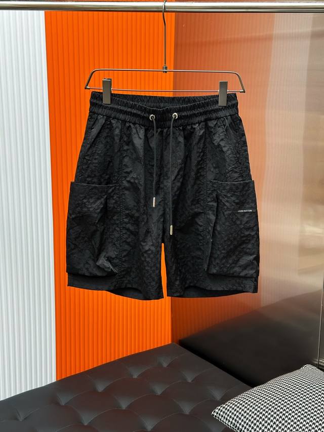 Loui men's casual shorts, new summer style. High-end custom burnout finish, impe