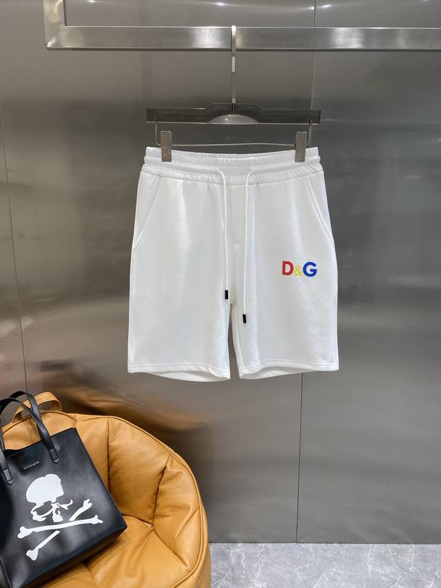 Dg's 2025Ss Classic Letter Shorts, Hot Selling Custom Cotton Fabric with 3D Embr