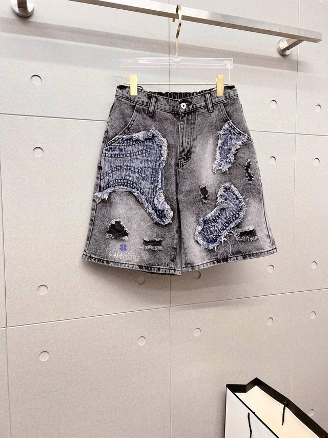 Balenciaga 2025Ss New Original Single Style Hot Selling Denim Shorts, Super Cus
