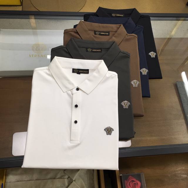 New Versac... High-end polo shirt 2025Ss Spring/Summer New Arrival Go Fashionabl