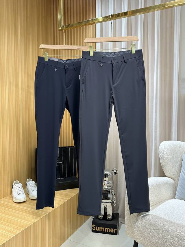 pra*A Puda 25Ss Spring/Summer New Lightweight Nylon Tencel Stretch Fabric Trouse