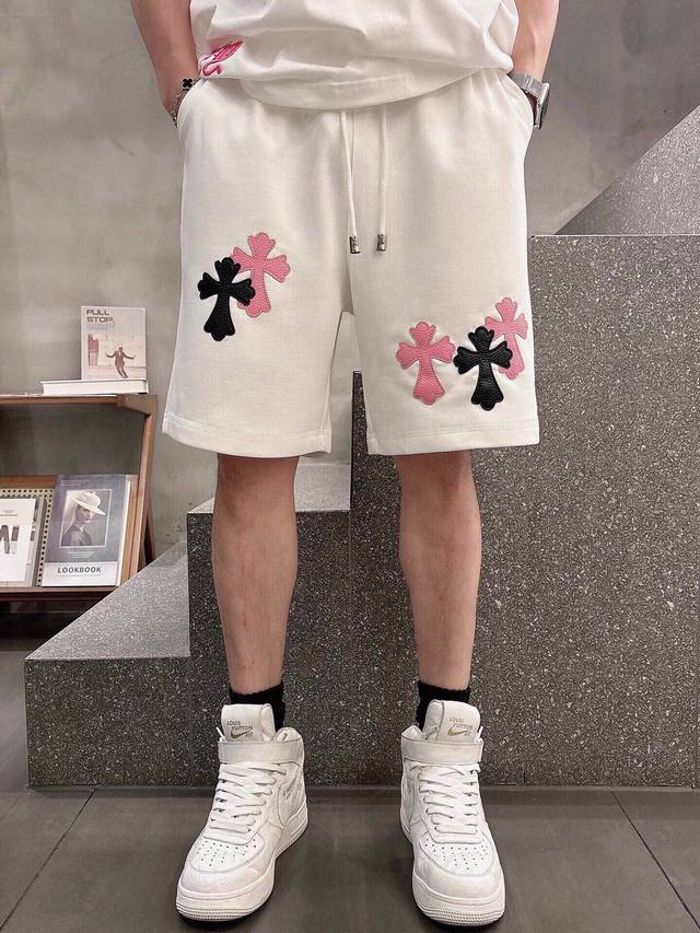 Chrome Hearts Pants - Early Spring New Arrival. Features a cross, horseshoe, an