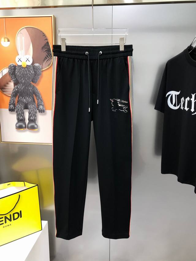 Burbe** Burberry 2025 Spring/Summer New Arrival Original Men's Casual Pants, Cou